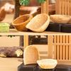 Mini Cute Dollhouse Simulation Bamboo Rattan Hand-woven Chair Dustpan Vegetable Food Storage Basket Dolls Miniature Decor 1PC
