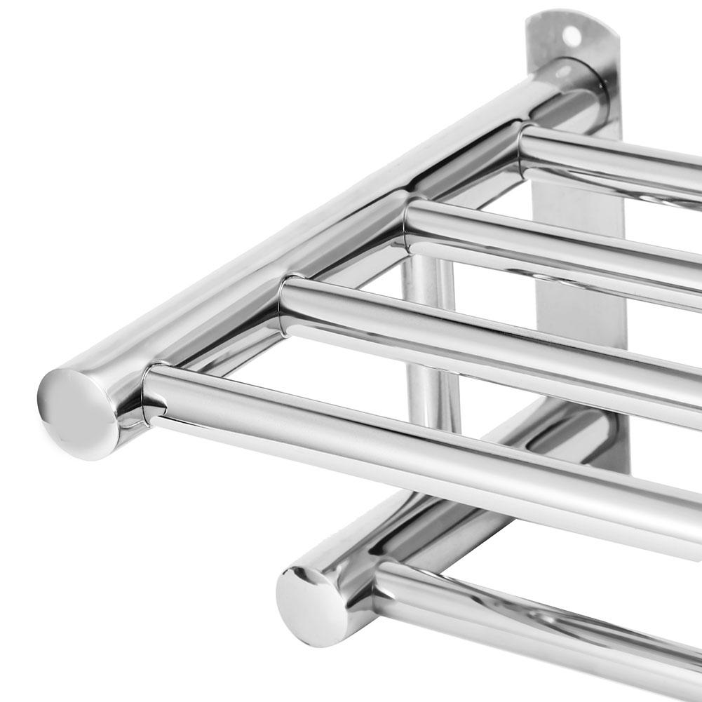 U201 Stainless Steel Towel Rack Bathroom Shelf Storage Shelf