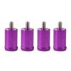 4pcs Purple Universal Engine Hood Vent Spacer Riser Kit for Turbo Motor Swap