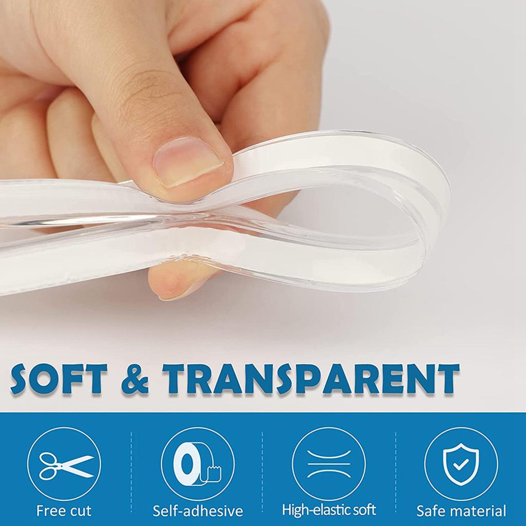 Klare Tischkantenschützer Babyschutz Eckenschutz Weiches Silikon Möbelkantenstoßleiste 5m