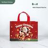 Christmas Santa Claus Non-Woven Gift Bag - Festive Cross-Border Handbag