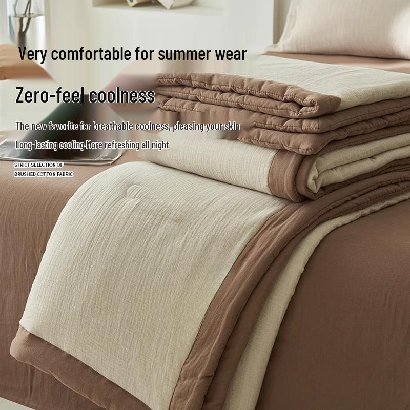 LISM Double Gauze Soybean Summer Quilt Set