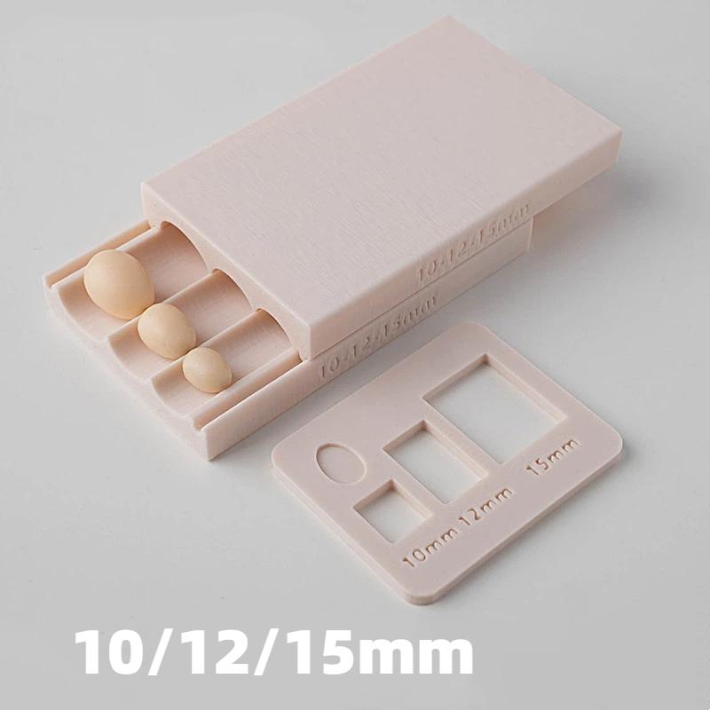3D Egg Shaped Clay Mold Round Ball Forming Roller Polymer Clay Molding Handmade Craft Supplies Diy Jewelry Earrings Rapid Tool