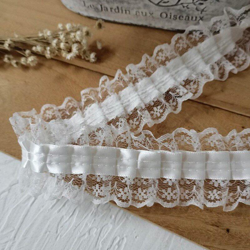 Handmade Lace Trim: Mesh for Baby Clothes, Curtains, Skirts, Pleated Decorative Fabric