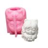 Flexible Silicone Mold Nine Tailed Foxes Girl Shaped Decoration Mould Temperature Resistant Mould for Desktop Ornament