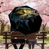 1PC Fish Print Automatic Open/Close Umbrella with Windproof, 8-Rib Sturdy Canopy, Durable Ribs, Fashionable Design, Outdoor Accessory, Fun Prin, Holid