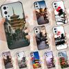 Japanese Temple Kyoto For Realme 14 13 Pro Plus 10 11 12 GT 5 6 6T GT7 Pro C61 C55 C53 C51 C21Y C25S C75 C67 Case