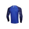 Under Armour Color Block Brand Logo Print Long Sleeve T-Shirt Men Tops Blue 21500538-400
