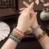 Hawaiian Traditional Vintage Cloisonne Bangle Small Horse Classic Glazed Bangle Vintage Ethnic Women's Hand Bracelet Girls