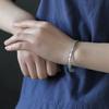 925er Sterling Silber Fisch-förmiges Armband, Vintage und eleganter Stil, ein passender Schmuck für den Valentinstag und alle Jahreszeiten