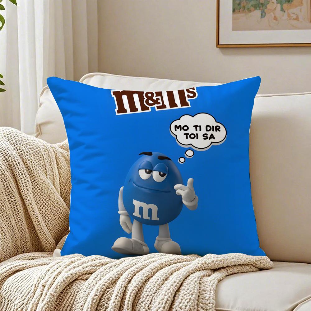 brand playful MMs Cushion Cover Pillowcase Antidustmite living Room Sofa Decor Cushion Room