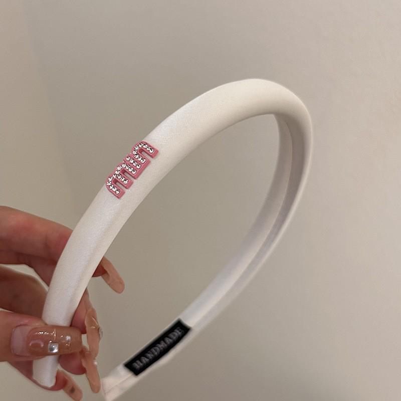 

Женский розовый летний широкий обруч для волос 2023: Головной убор Sweet Temperament для умывания лица