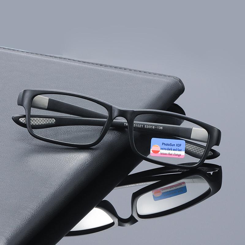Men's Reading Glasses Fashionable Color Blocking Presbyopia Glasses Leisure Decorative Glasses