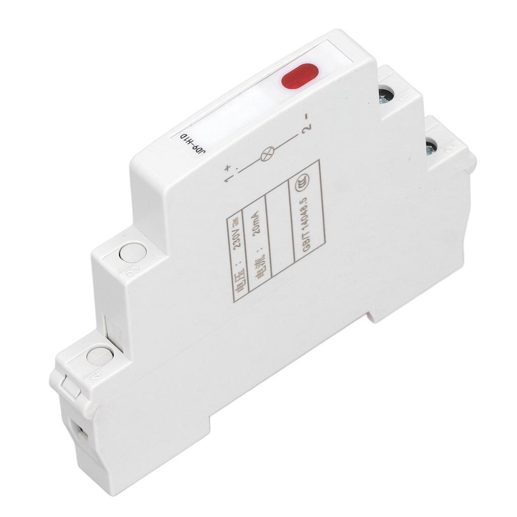 Din Rail Indicator Light LED AC DC 230V Modular Mount JD9‑H1D for Telecommunications Electrical Lines