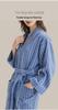 Unisex Thickened Cotton Bathrobe - Absorbent, Quick-Drying, All-Season, Plus Size Pajamas