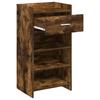 Shoe Cabinet Smoked Oak 48 x 36 x 92 cm Engineered Wood