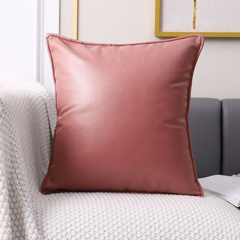 Tech Fabric Pillow Cover - Luxury Minimalist Cushion for Sofa, Office Chair, Bed Backrest & Modern Home Decor