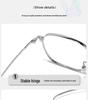 Ultra-Light Non-Magnetic Titanium Round Retro Glasses Frame for Myopia Lenses - Two-Color Versatile Design