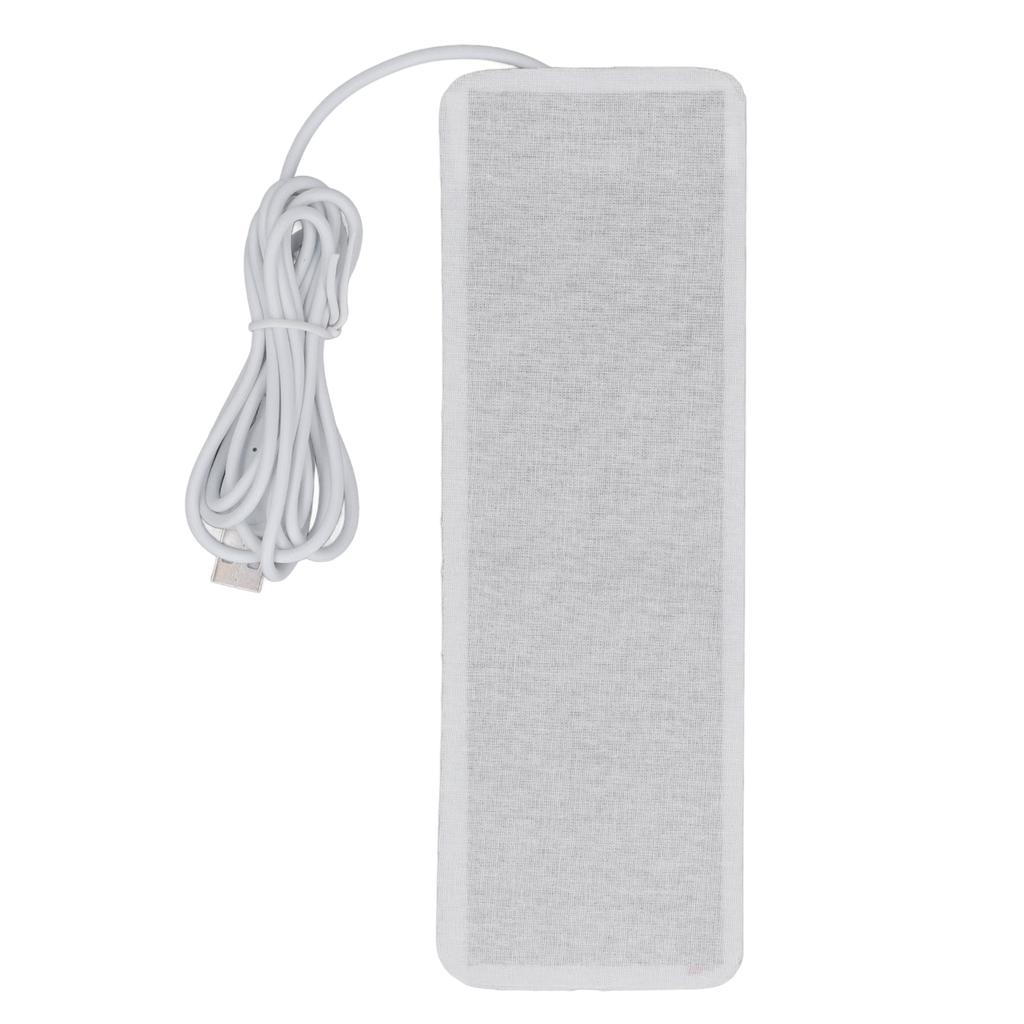 Heating Pad 5V USB Powered Relieve Fatigue Machine Washable Carbon Fiber Electric Heating Pad with 150cm Power Cord for