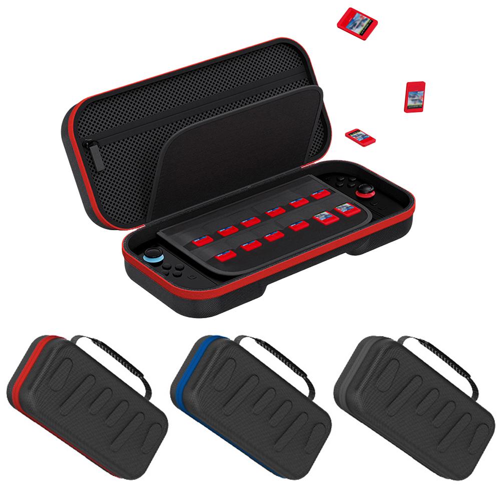 Portable Travel Organiser with 24 Game Card Slots Shockproof Console Storage Bag Anti-Scratch Console Protective Handbag for NS2