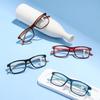 Women's Fashion Ultra-Light Progressive Multifocal Reading Glasses - Square Frame, Anti-Blue Light, Near & Far Vision.