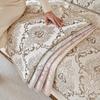 Stile Lusso Leggero Divano di Alta Qualità Cuscino Jacquard di Seta Chenille Cuscino Antiscivolo Copridivano in Pelle Europea Asciugamano