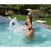 Shiny Gold Pegasus Ride-on Pool Float Pvc Lounge Chair