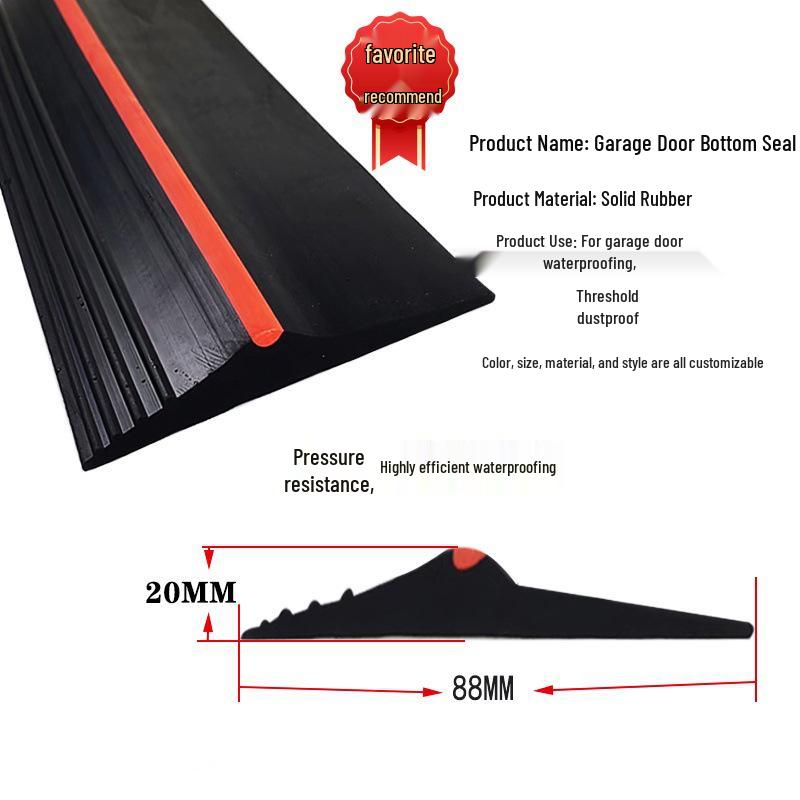 Rubber Garage Door Threshold Seal Strip