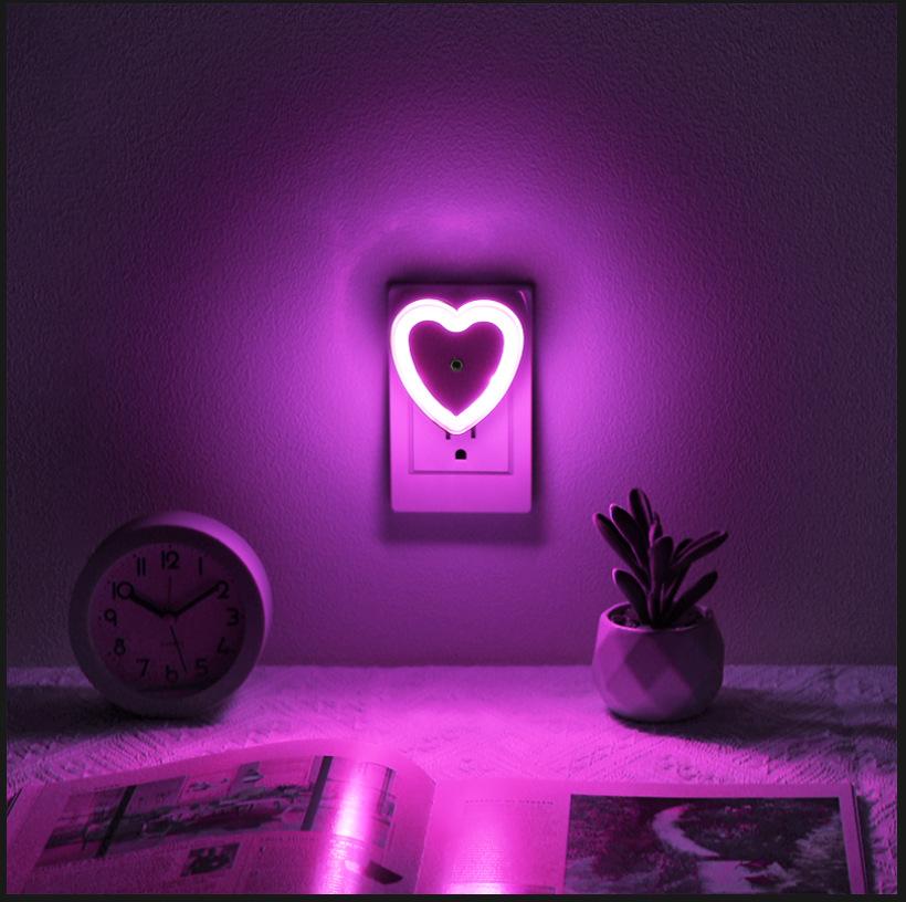 1PC LED Night Lights Indoor, Plug-In Night Light for Hallway, Bedroom, Kitchen, Stairway