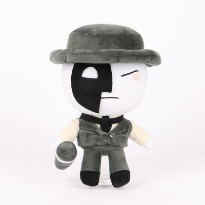 Artful Plush Die of Death Roblox Game Character Stuffed Doll Soft Plush Toy Cute Detective Outfit Figure Collectible Gift for Kids Game Fans