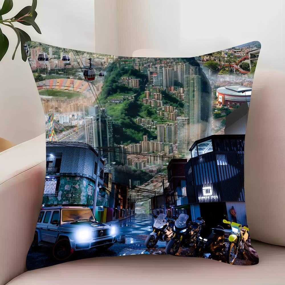 B-Blessd EXTRADITABLESSD  Pillow Case Decor Protective Covers Comfortable soft for Sofa Living Room Home office 12x12Inch
