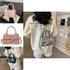 Chic Korean Style Bowknot Crossbody Bag In Black Beige Pink Silver For Women