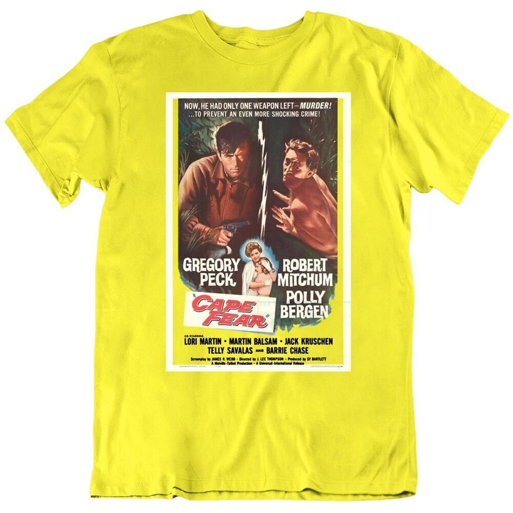 Cape Fear 1962 Horror  Movie Fan Poster Black T Shirt Unisex T-Shirt XXL
