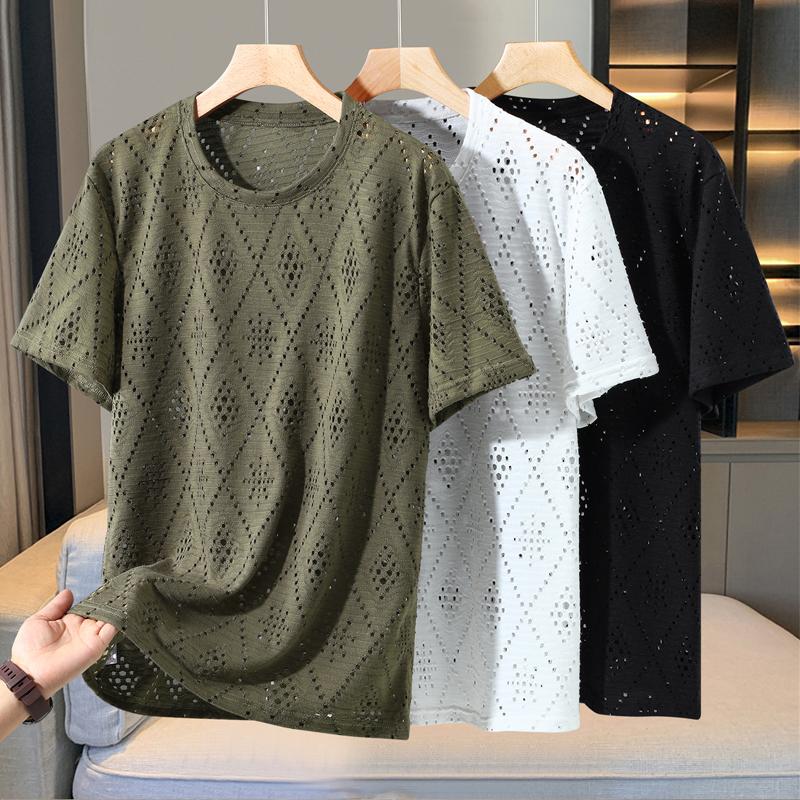 Plus Size 4XL-11XLOversized T-shirt for Men Summer Tops Fashion Short Sleeve Tee Summer Men Clothing