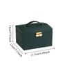 PU Leather Jewelry Holder Multi-layer Square Jewelry Box Fashion Jewelry Packing Bag  Outdoors
