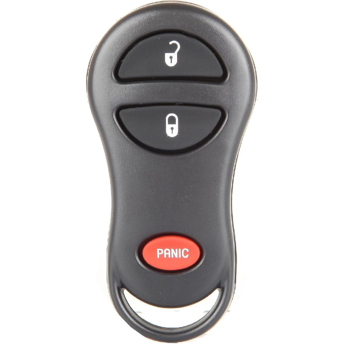ECCPP 1X Keyless Entry Remote Key Fob Replacement 2000 for Jeep Cherokee,2002 for Jeep Grand Cherokee FCC 04686366 05014736 GQ43VT9T (315MHz) Remote