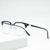 Retro Eyebrow Glasses Frame Men'S Business Finished Myopia Glasses Fashion Anti-Blue Half Frame Flat Glasses Women