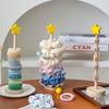 Dopamine Hair Loop Holder Wooden Hair Clip Display Stand Durable Head Rope Storage Rack