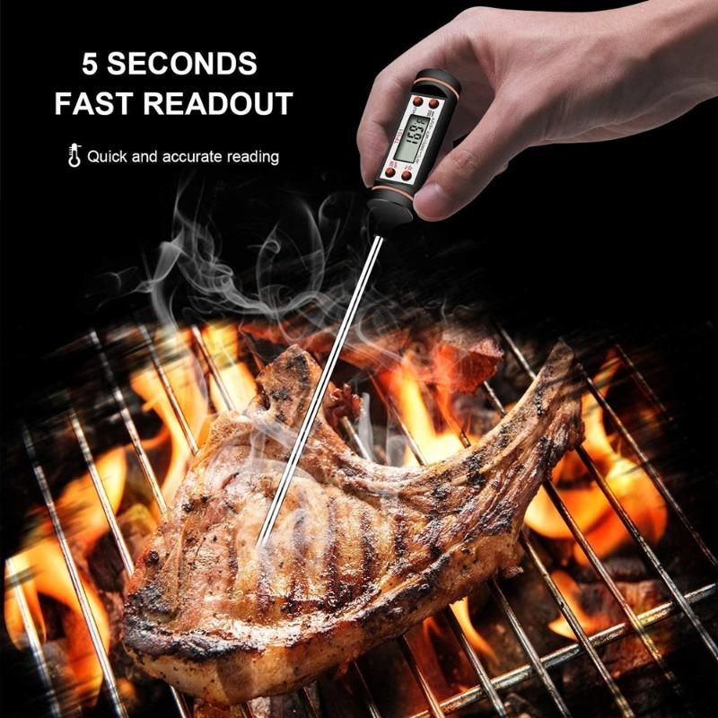 Digital Meat Thermometer Cooking Food Kitchen BBQ Probe Water Milk Oil Liquid Oven Digital Temperaure Sensor Meter TP101