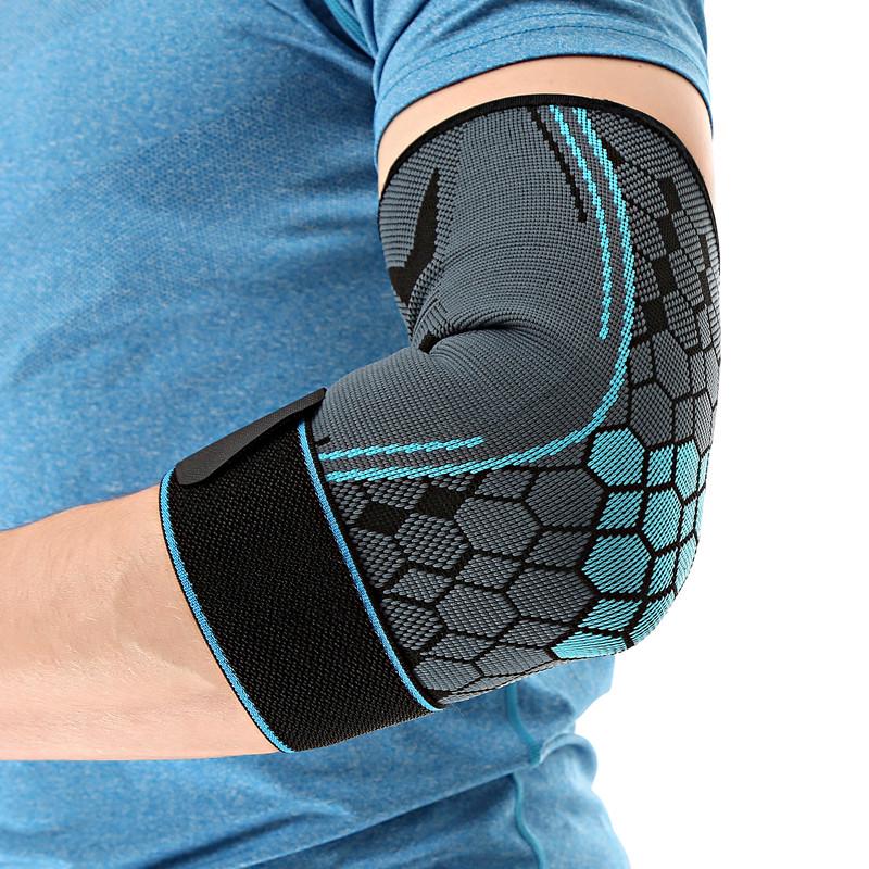 Buy Men Women Sports Elbow Protector Nylon Breathable Elbow Pad Sleeve at affordable prices