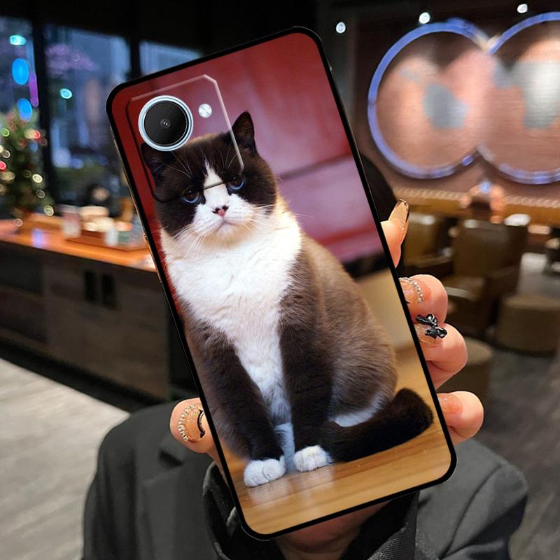 British Shorthair Cat Case For Realme 11 Pro Plus 15 14 13 12 GT7 Pro GT6 C55 C51 C53 C35 C33 C61 C65 C67 C71 C75