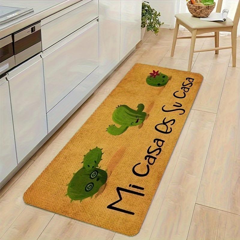 1PC Sea Turtle in Underwater Kitchen Rug Non-Slip Door Mat Pop design Bathroom Rug Bath Mat Carpet for Home Sink Laundry Decor