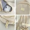 Zaini da donna a tinta unita per donna Zaini scolastici impermeabili Borsa a spalla di grande capacità Borse scolastiche per ragazze Ruckpack