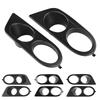 Bumper Foglight Guard Front Bumper Foglight Cover Dual Holes Car Accessory Fit for E46 M3 2001‑2006 Front Foglight Cover