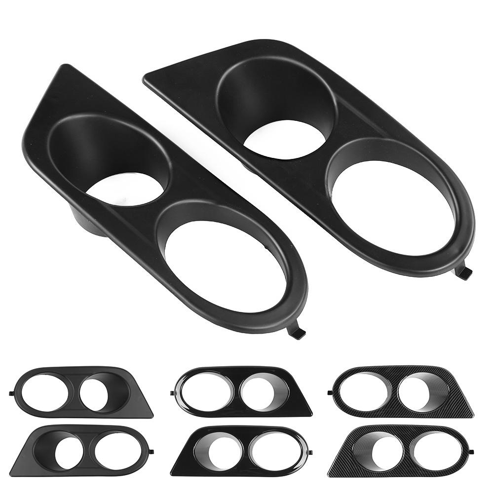 Bumper Foglight Guard Front Bumper Foglight Cover Dual Holes Car Accessory Fit for E46 M3 2001‑2006 Front Foglight Cover