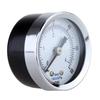 GLEAVI Burl Pressure Gauge 0-60 Psi Compressed Air Gauge Dual Scale 1/8 Thread Steel Meter