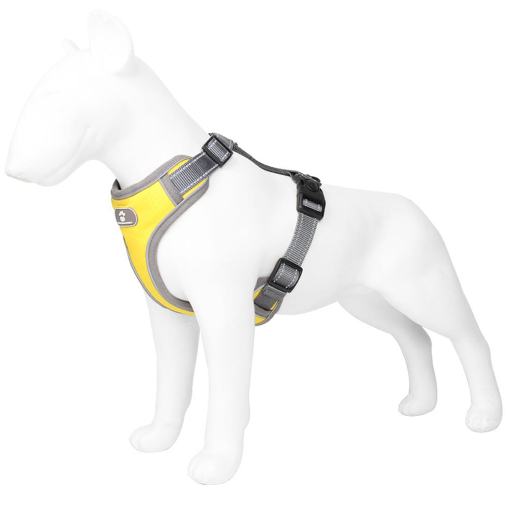 New custom dog leash Oxford cloth medium and large dog chest strap I-shaped reflective pet reflective design