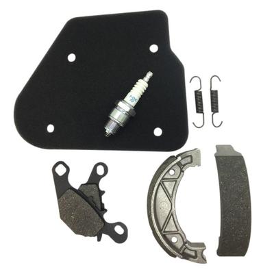 Jog ZR Z2 Remote Jog Front and Rear Brake Air NGK Spark Plug Consumable Replacement Kit 5SW1-8 Pads, Shoes, Filter, BPR7HS, A-BPK-404-RS222