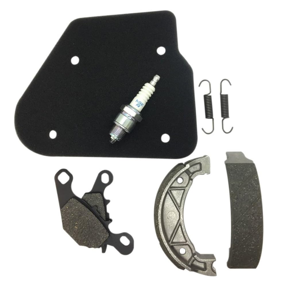 Jog ZR Z2 Remote Jog Front and Rear Brake Air NGK Spark Plug Consumable Replacement Kit 5SW1-8 Pads, Shoes, Filter, BPR7HS, A-BPK-404-RS222