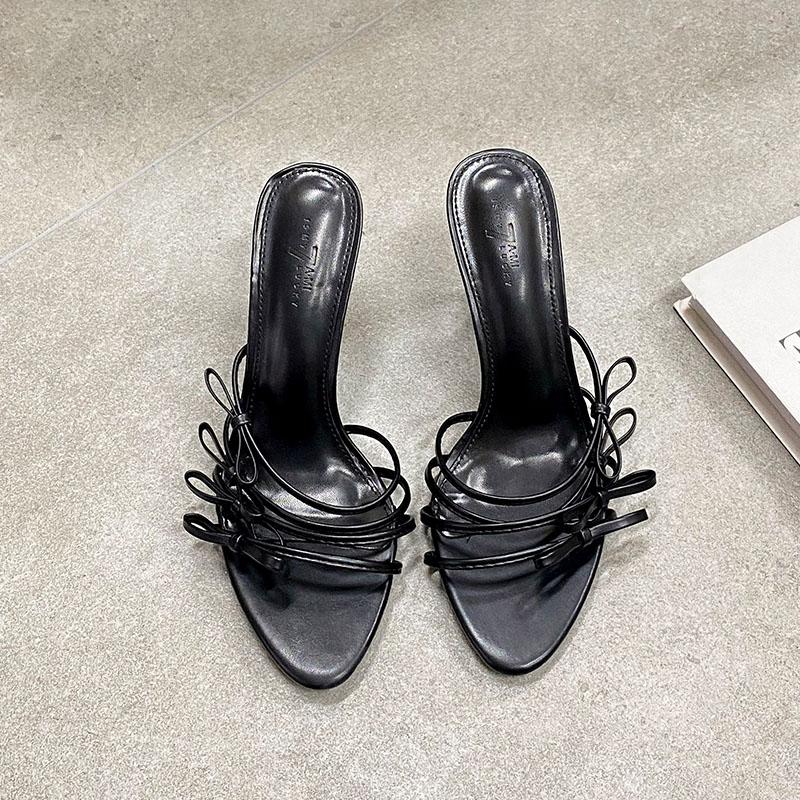 Fashion 2025 New Fashion Butterfly-Knot Ladies High Heels Shoes Luxury Female Slip On Footwear Round Toe Women Heels Pumps Slides Shoes